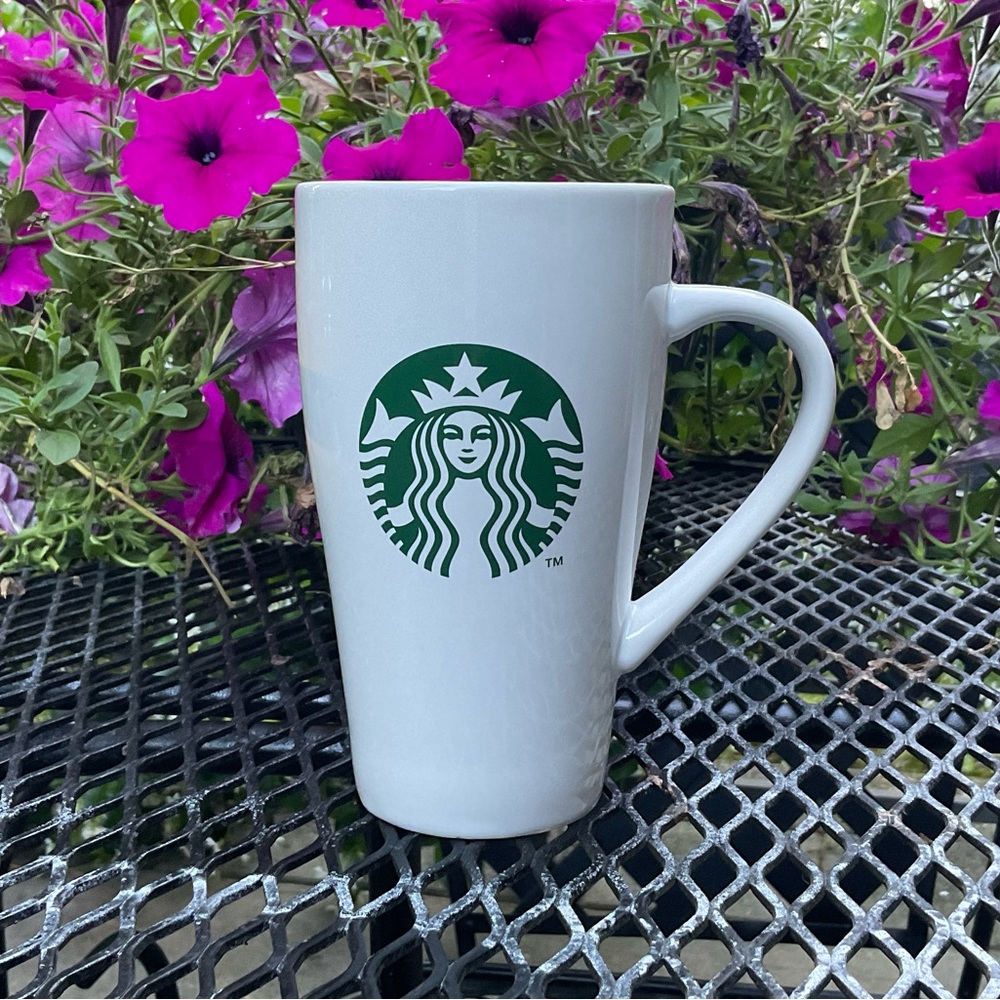 Starbucks 16 Ounce Classic Ceramic Coffee Mug!